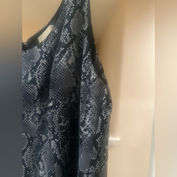 NWOT Plus MICHAEL Michael Kors Snakeskin Print Lined Dress Business Evening 20W‎ - Picture 3 of 7